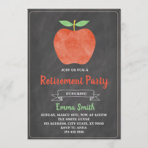 convite de festas de aposentadoria de professores 