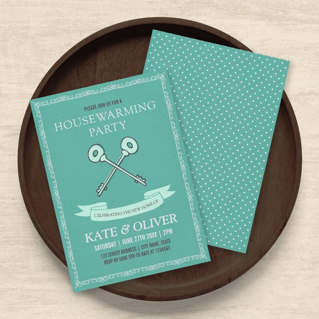 Convite de festas de Aquecimento Doméstico das Cha (Criador carregado)