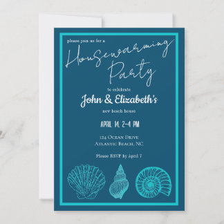 Convite de festas de Aquecimento Doméstico de Shel