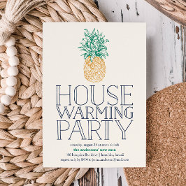 Convite de festas de Aquecimento Doméstico do Vint