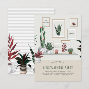 Convite de festas de aquecimento doméstico   Plant