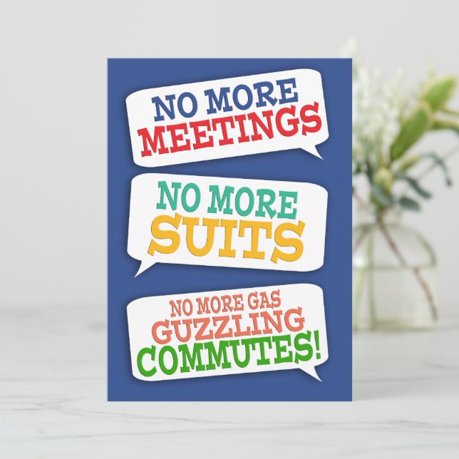 Convite de festas de Baixa de Bolha de Texto (Em pé/Frente)