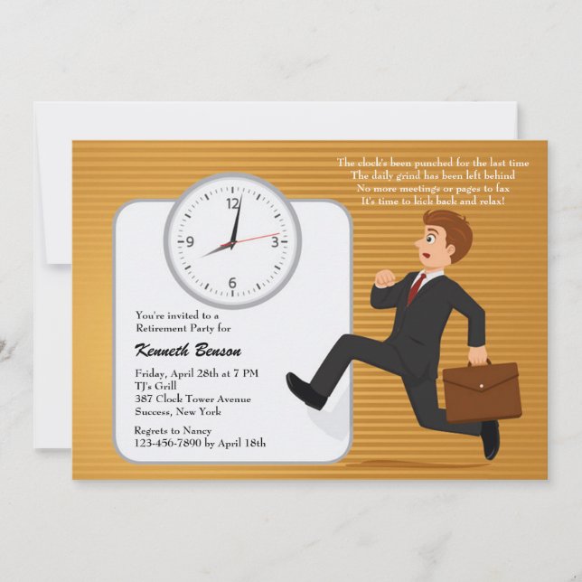 Convite de festas de Baixa de Traço Semanal (Frente)