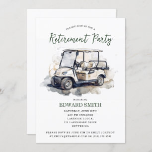 Convite de festas de Baixa Golfe