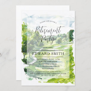 Convite de festas de Baixa Golfe