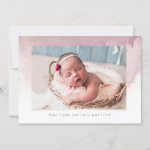 Convite de festas de Batismo Fotográfico de Waterc