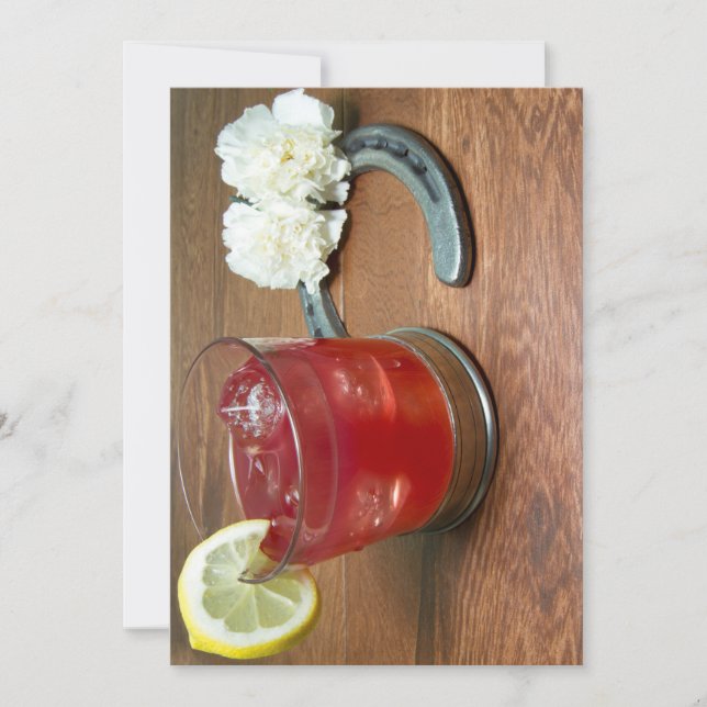 Convite de festas de Belmont Stakes (Frente)