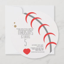 Convite de festas de Bola de Aniversário Moderno