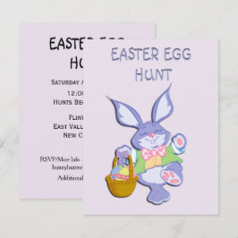 Convite de festas De Caça De Ovo De Páscoa