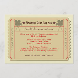 Convite de festas de Cerimônia de Prêmio de Tíquet