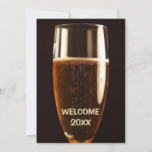 Convite de festas de Cerveja de Ano Novo