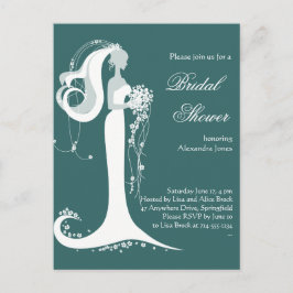 Convite de festas de Chá de panela Bride Elegante