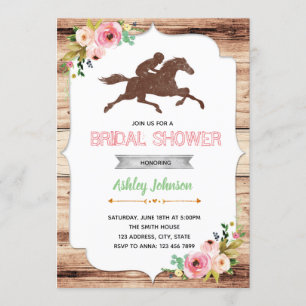 Convite de festas de chá de panela derby dia