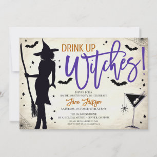 Convite de festas de Chá de panela Halloween