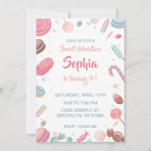 Convite de festas de Convite de Aniversário da Can