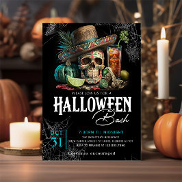 Convite de festas de Coquetéis do Halloween para A
