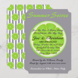 Convite de festas de coquetel Fiesta e Limão