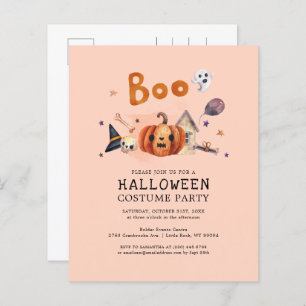 Convite de festas de Costume de Halloween