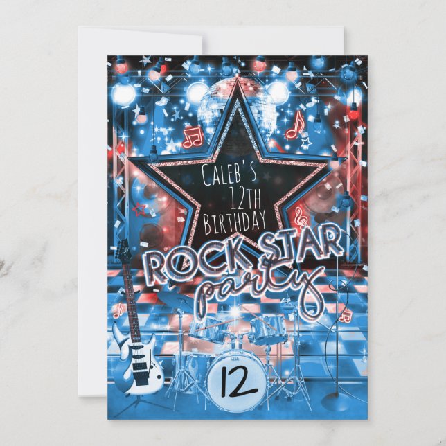 CONVITE DE FESTAS de dança musical de aniversário  (Frente)