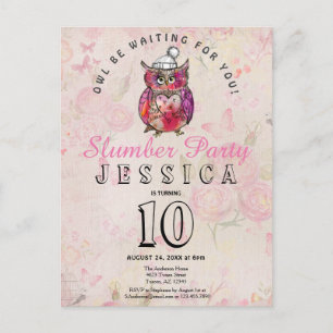 Convite de festas de Descanso de Aniversário da Co