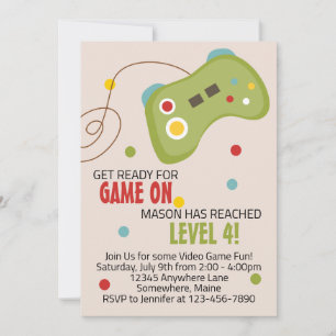 Convite de festas de Deslizamento de Aniversário d