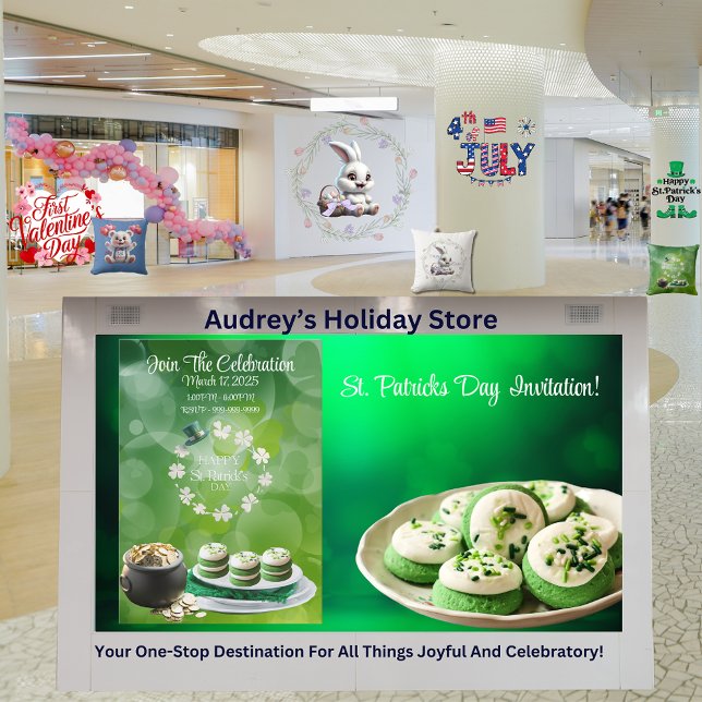 Convite de festas de Dia de São Patrício Personali (Criador carregado)