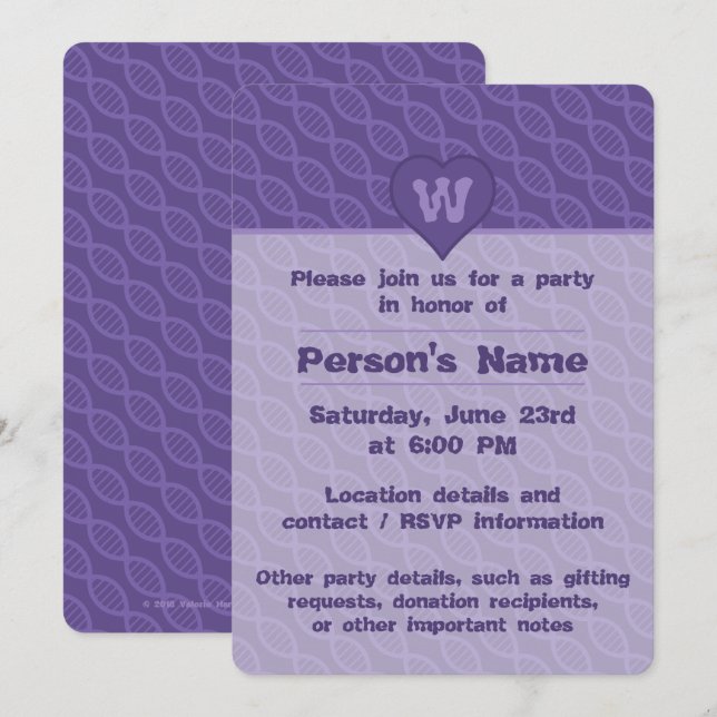 CONVITE DE FESTAS de distribuição de DNA (Frente/Verso)