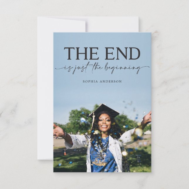 Convite de festas de Formando de Anúncio de Gradua (Frente)