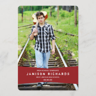 Convite de festas de Formando de Banner Moderno /