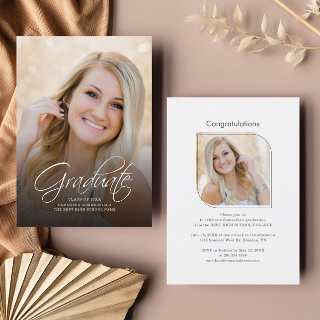 Convite de festas de Formando de Graduação 2025 (Criador carregado)