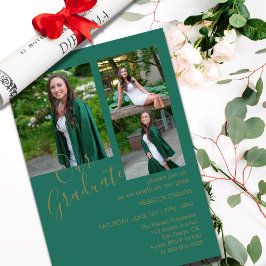 Convite de festas de Foto de Graduação