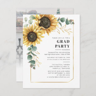 Convite de festas de Foto Floral 2025