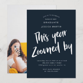 convite de festas de fotografia de graduação pandê