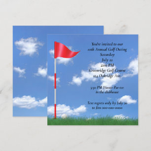 Convite de festas de Golf Outing