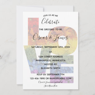 CONVITE DE FESTAS de Grupos de Mesmos Sexos do LOV