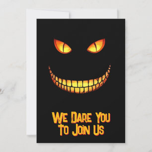 Convite de festas de Halloween assustadoras
