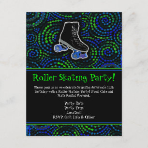 Convite de festas de inclinação do cilindro pers