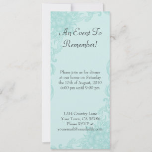 Convite de festas de Janto Classic Floral Elegance