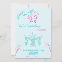 Convite de festas de Janto de Aniversário Desenhad