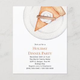 Convite de festas de Janto de Férias de Pizza de A