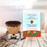 convite de festas de Janto Fondue de 50º aniversár<br><div class="desc">Nota do Designer: Todo texto de modelo e cor de fundo (cor clara) neste convite podem ser totalmente personalizados para seu evento especial! Se precisar de ajuda,  basta clicar no link de contato acima para enviar ao designer uma mensagem pessoal detalhada.</div>
