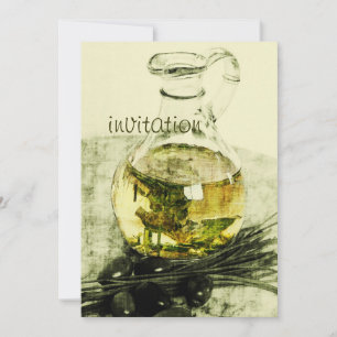 convite de festas de janto rústico