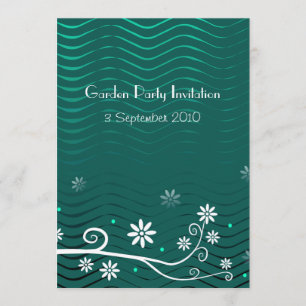 Convite de festas de jardim