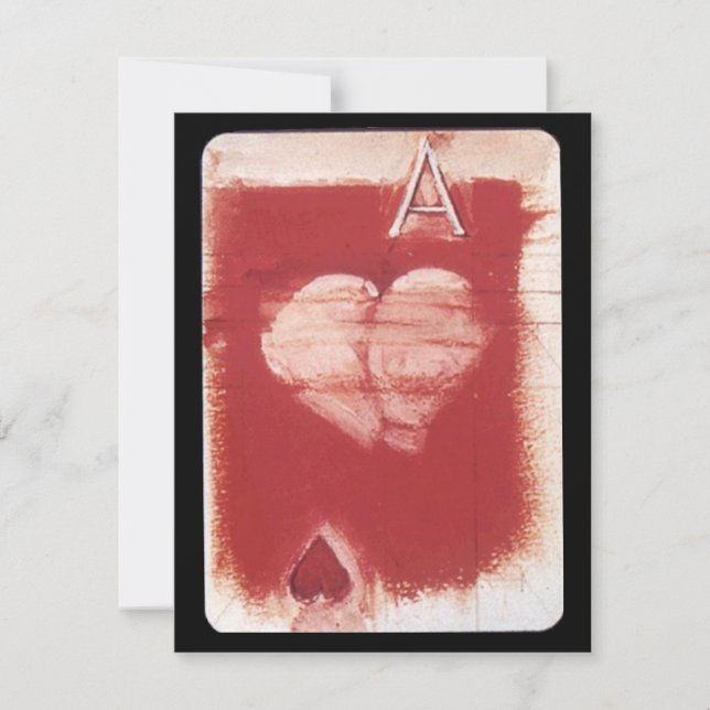 Convite de festas De Jogo De Cartões Do Ace Of Hea (Frente)