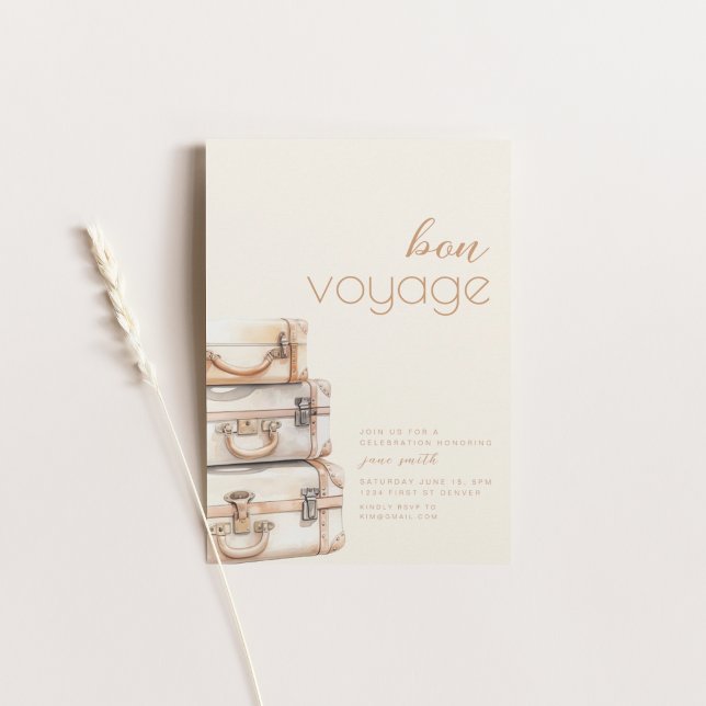 Convite de festas de Modelo de de despedida (Criador carregado)