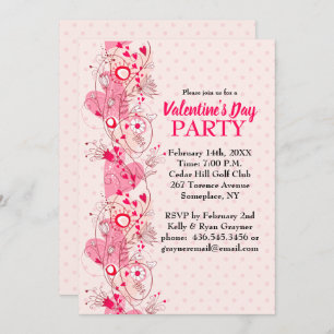 Convite de festas de Namorados e Bolinhas