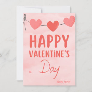 Convite de festas de Namorados moderno rosa