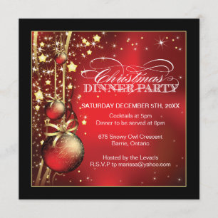Convite de festas de Natal