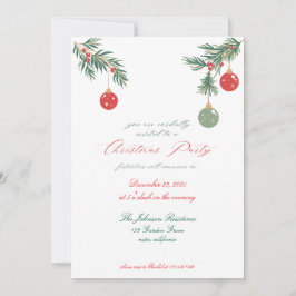 Convite de festas de Natal