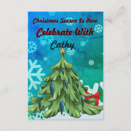 Convite de festas de Natal